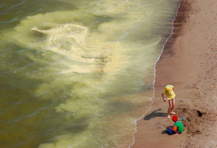 Plaża w Trzęsawcu. Jak zrobiono to zdjęcie?