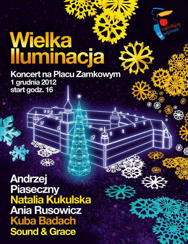 WIELKA ILUMINACJA ŚWIĄTECZNEJ WARSZAWY